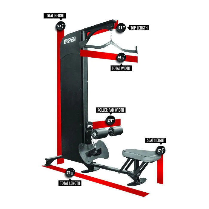 LEGEND Fitness SelectEDGE Lat Pulldown/Low Row Combo Machine | Model#1120