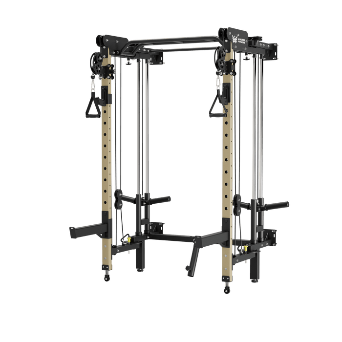 Major Fitness F35 All-In-One Home Gym Wall-Mount Folding Power Rack
