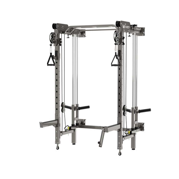 Major Fitness F35 All-In-One Home Gym Wall-Mount Folding Power Rack