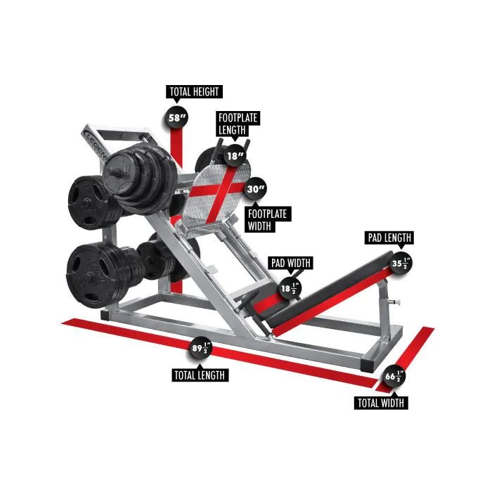 Legend Fitness Angled Leg Press Machine