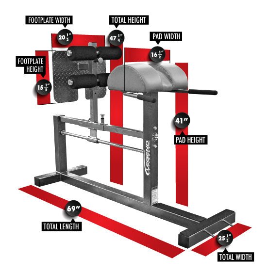 Legend Fitness Glute/Ham Developer GHD