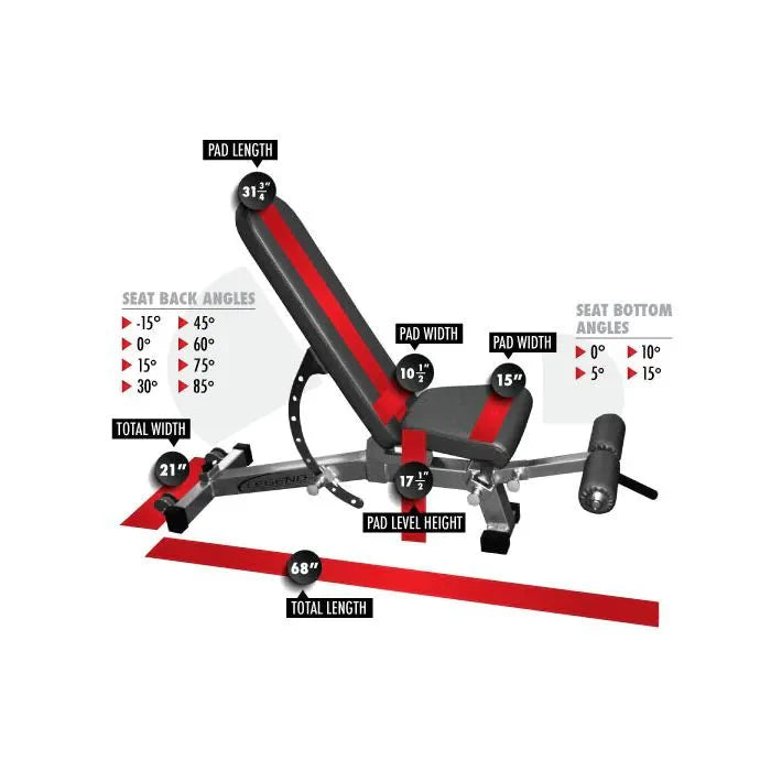 Legend Fitness Four-Way Utility Bench