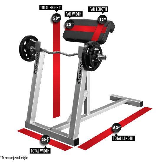 Legend Fitness Standing Preacher Curl Bench