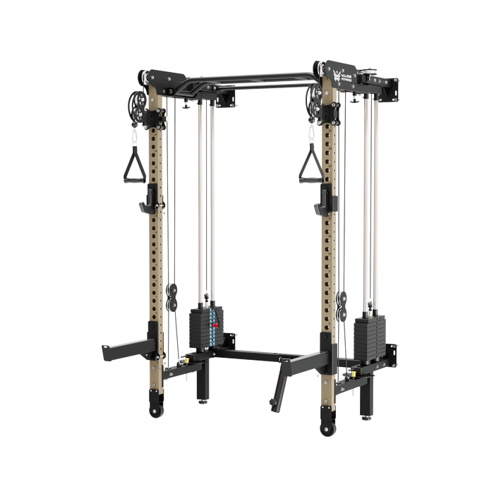 Major Fitness F35 All-In-One Home Gym Wall-Mount Folding Power Rack