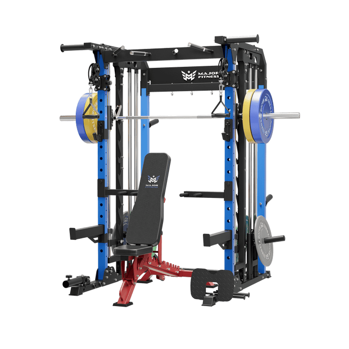Major Fitness All-In-One Home Gym Smith Machine Package Spirit B52