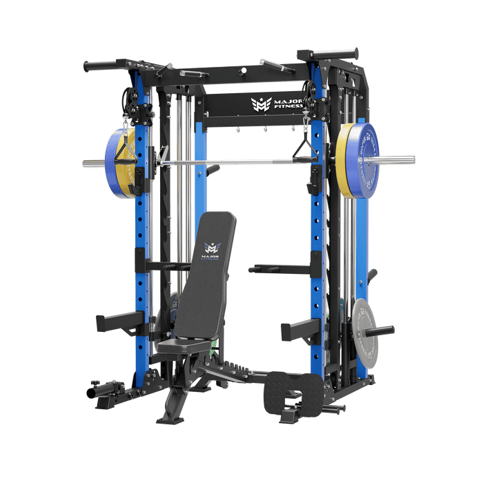 Major Fitness All-In-One Home Gym Smith Machine Package Spirit B52