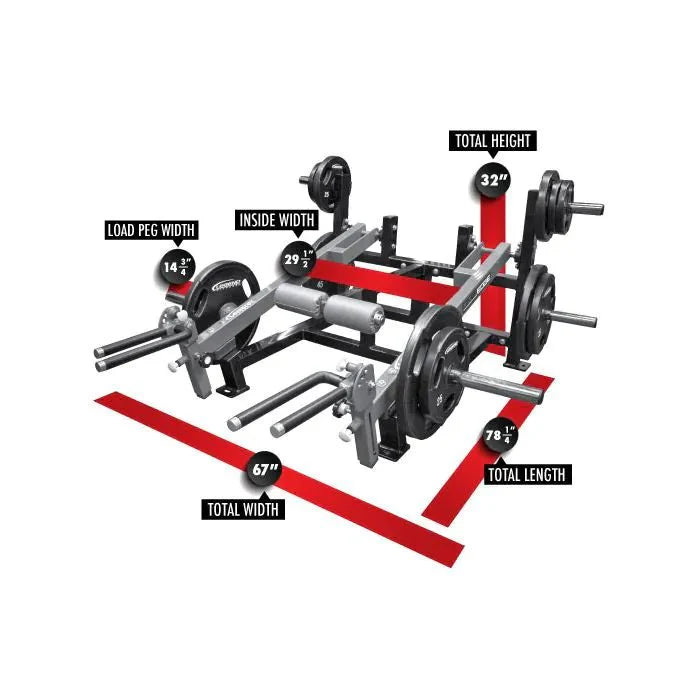 Legend Fitness LeverEDGE Unilateral Trap Shrug/Lunge/Deadlift