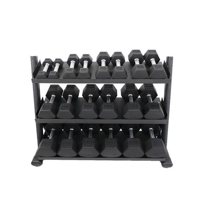 TKO 3-Tier Shelf Dumbbell Rack