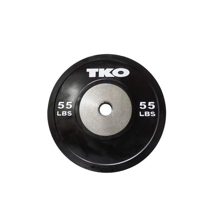 TKO Black Competition Rubber Bumper Plates