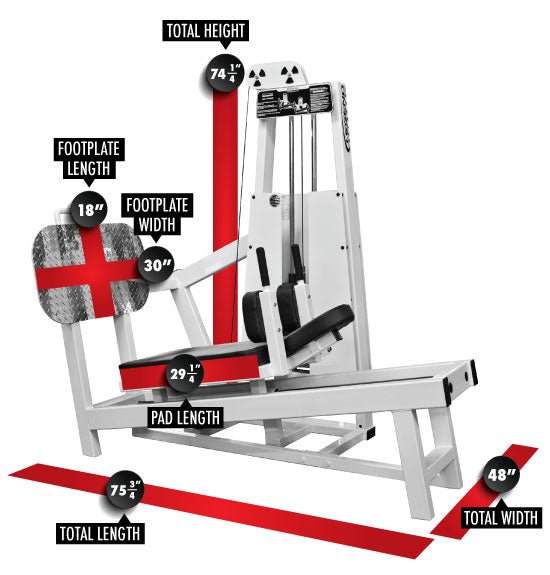 Legend Fitness Supine Leg Press