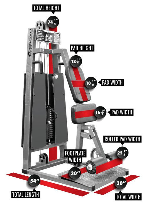 Legend Fitness Standing Leg Curl