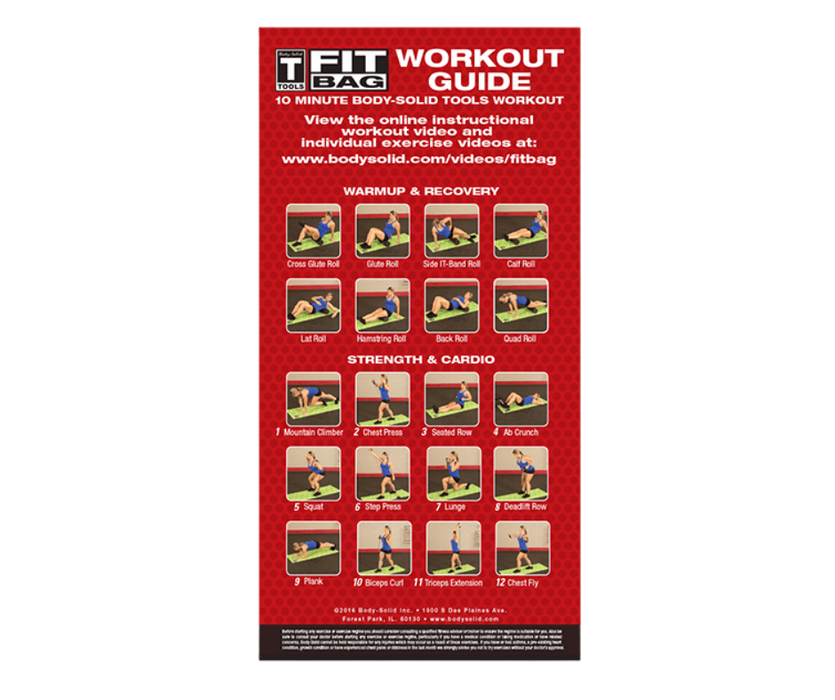 Body-Solid BSTFITBAG Tools Fitness Pack