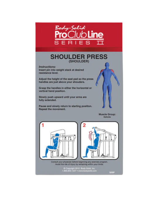 Body-Solid S2SP-2 Series II Shoulder Press