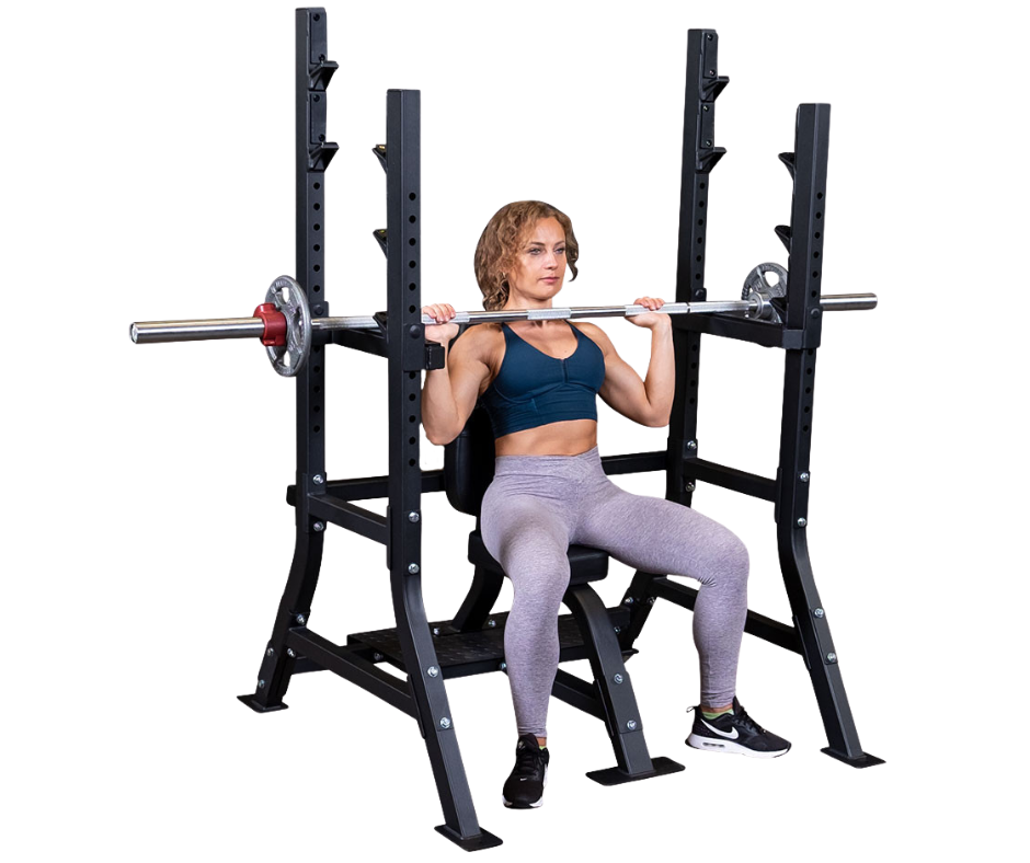 Body-Solid SOSB250 Pro Clubline Olympic Shoulder Press Bench — Home Gym ...