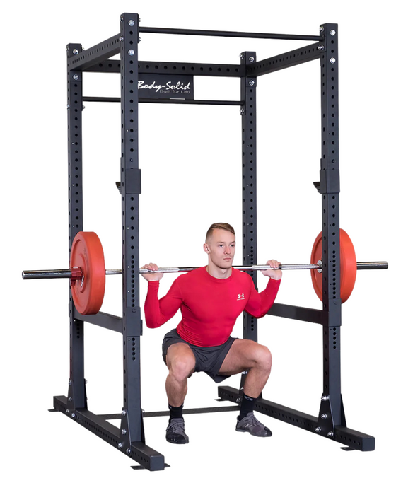 Body-Solid SPR1000P2 Commercial Power Rack + Adjustable Bench