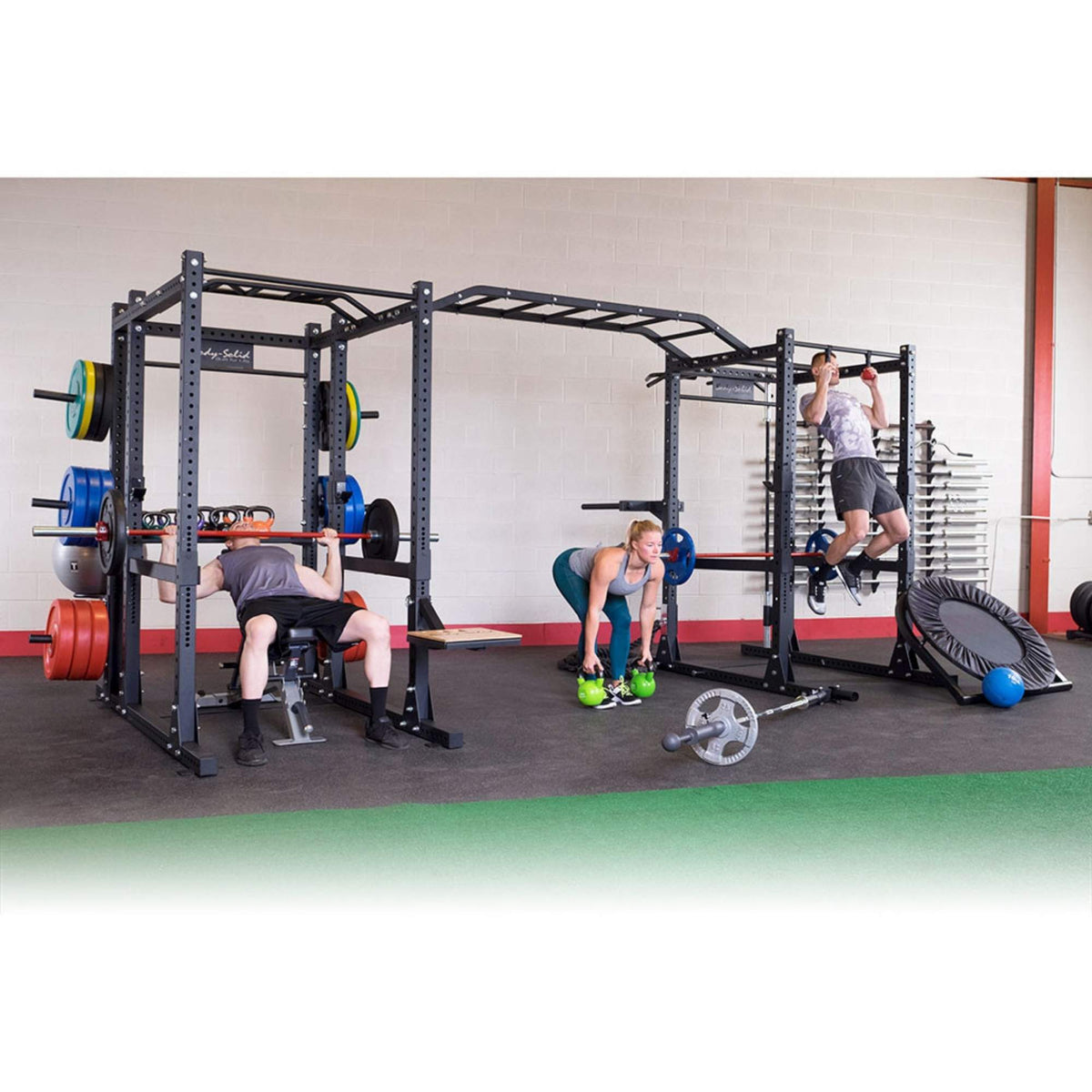 Body-Solid Commercial Double Power Rack Package SPR1000DB — Home Gym ...