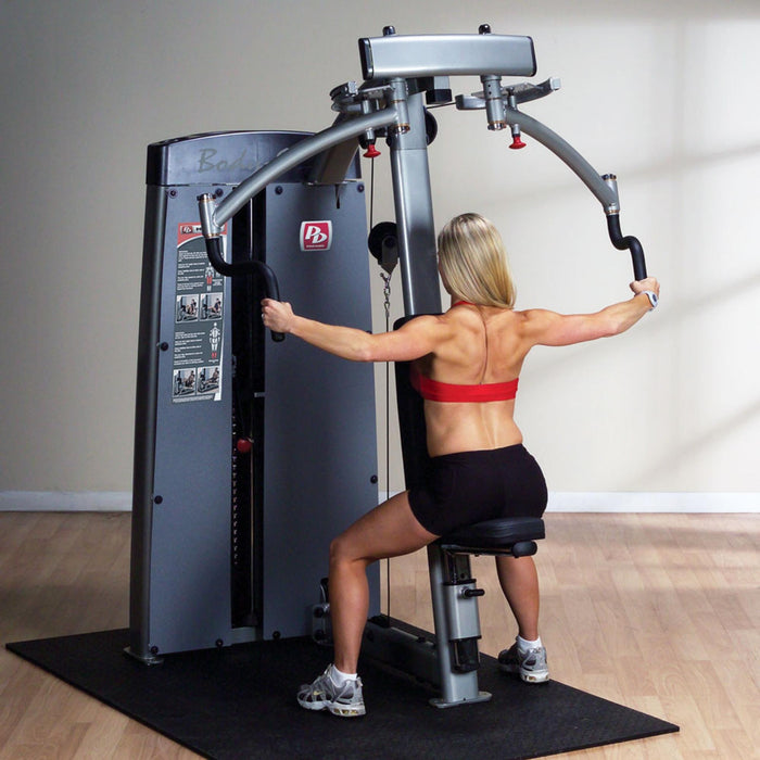 Body-Solid ProDual Pec Rear Delt Machine with Weight 210lb Stack DPECSF