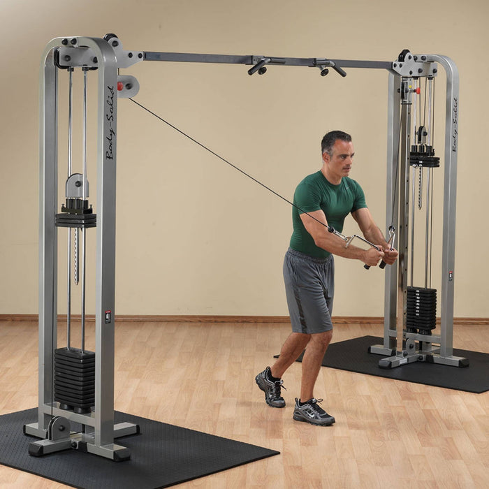 Body-Solid Pro ClubLine Cable Crossover by Body-Solid with Dual Stacks SCC1200G