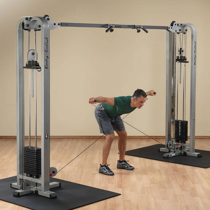 Body-Solid Pro ClubLine Cable Crossover by Body-Solid with Dual Stacks SCC1200G