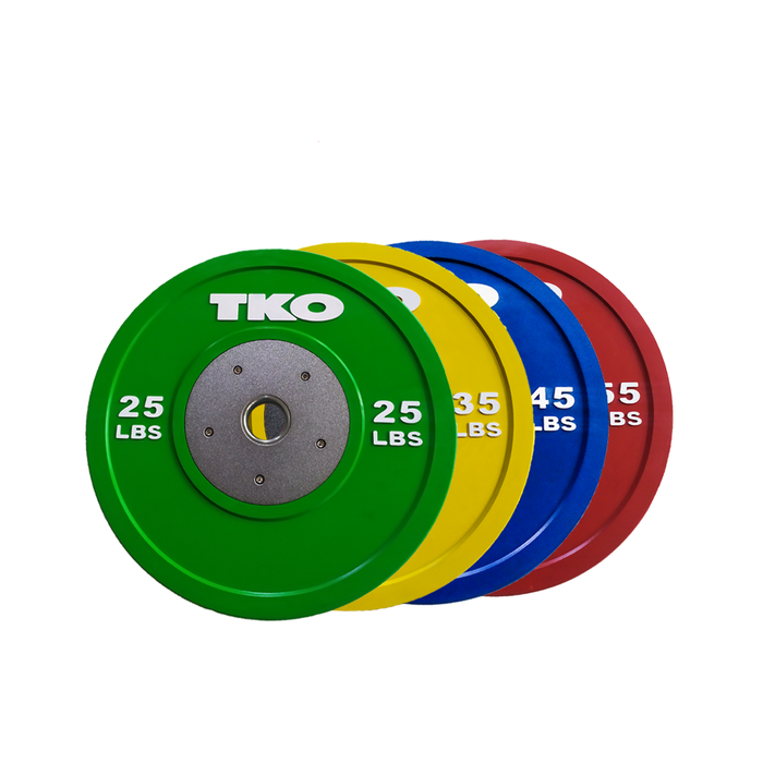 TKO Color Competition Rubber Bumper Plates