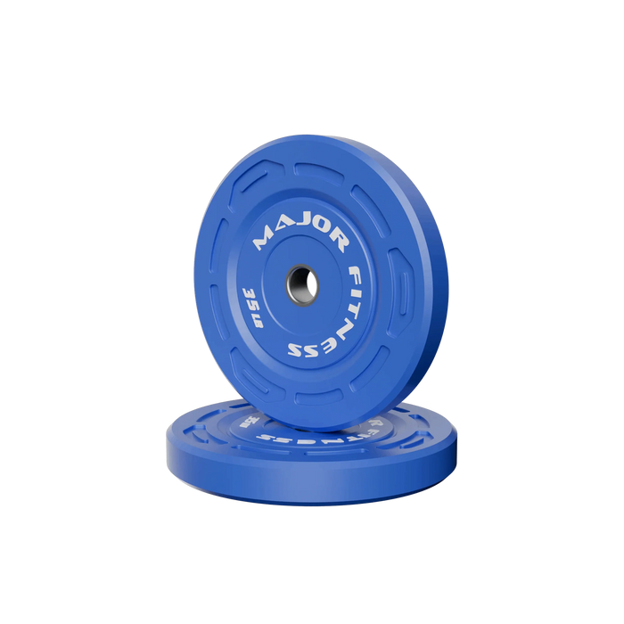 Major Fitness Low Bounce Bumper Plates Olympic Weight Plates Set
