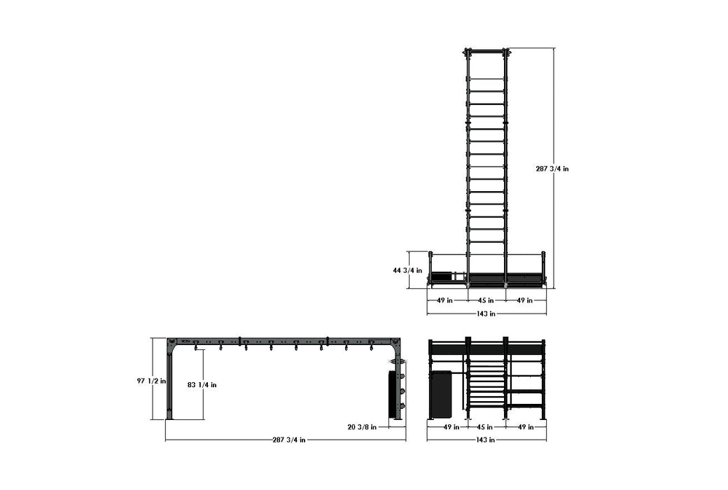 TKO 23' Bridge W/Storage