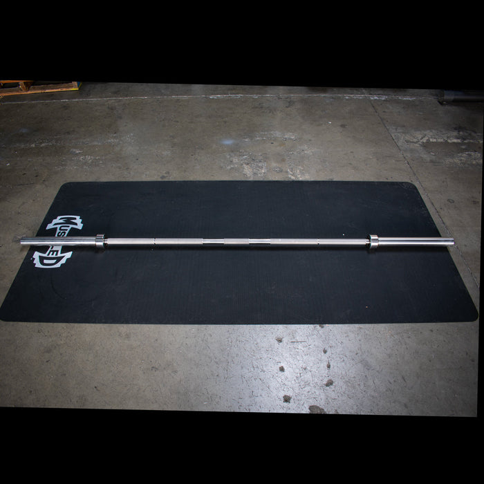 Muscle D Fitness - 7' Stainless Steel Knurled Olympic Bar