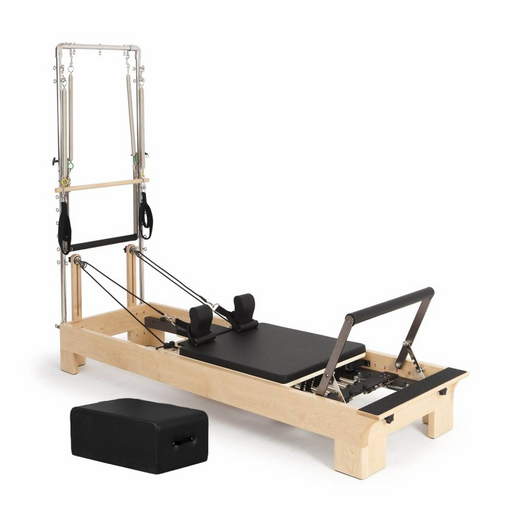 Elina Pilates Wood Reformer with Tower - Pilates Reformers Plus