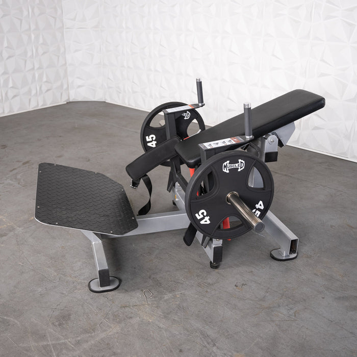 Muscle D Fitness -  Excel Base Plate Loaded Hip Thruster -Adjustable Ergonomic Plate Loaded hip Thruster Glute Workout