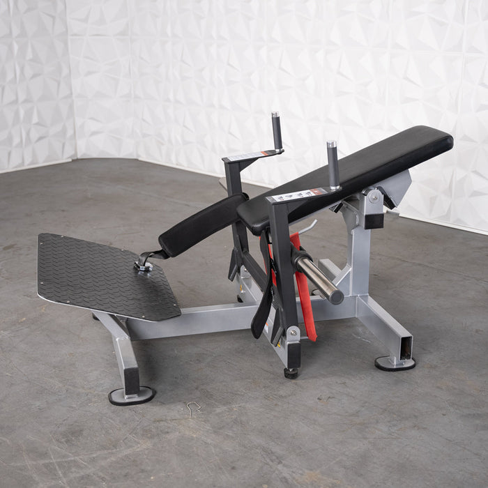 Muscle D Fitness -  Excel Base Plate Loaded Hip Thruster -Adjustable Ergonomic Plate Loaded hip Thruster Glute Workout