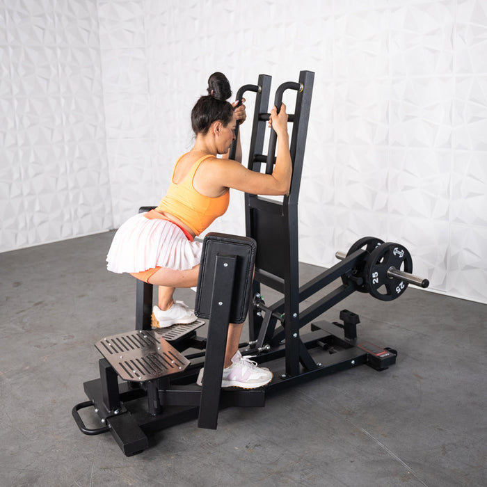 Muscle D Fitness - Excel Standing Hip Abductor - Plate Load Glute Abductor - Band Compatable