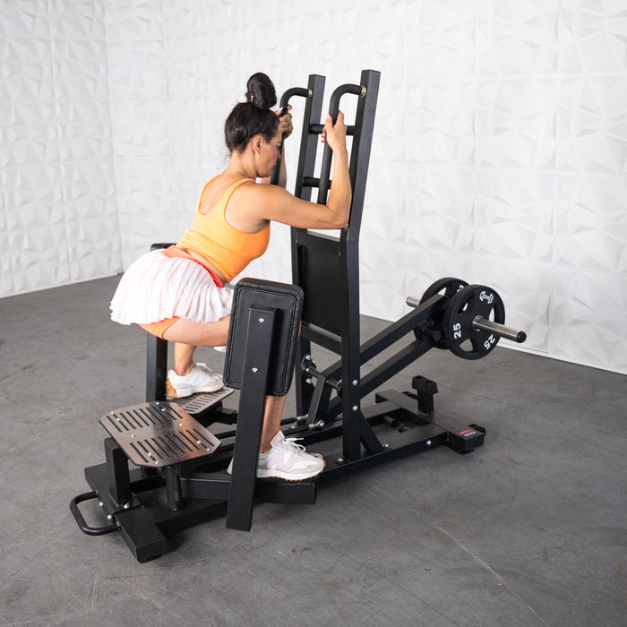 Muscle D Fitness - Excel Standing Hip Abductor - Plate Load Glute Abductor - Band Compatable