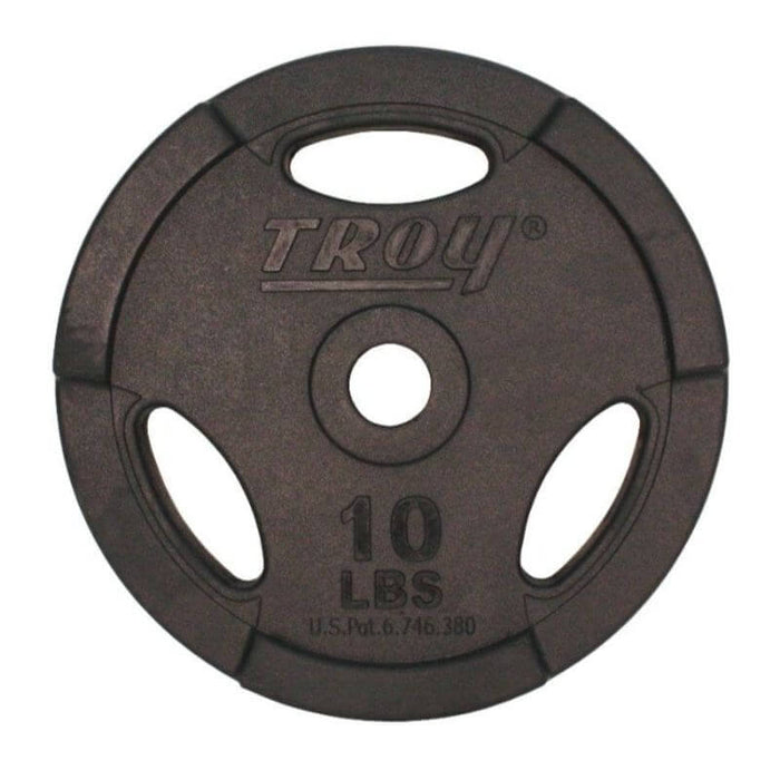 TROY Quiet Iron Interlocking Black Rubber 1" Grip Plate