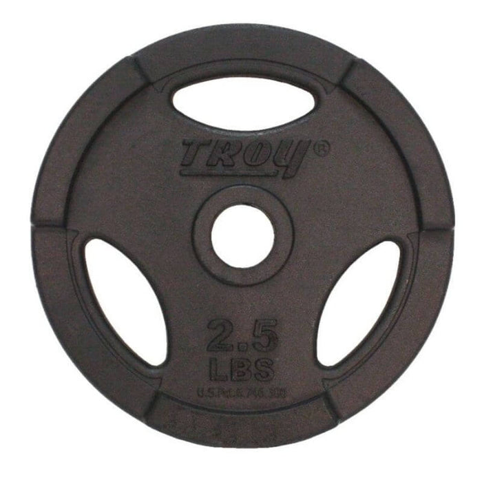 TROY Quiet Iron Interlocking Black Rubber 1" Grip Plate