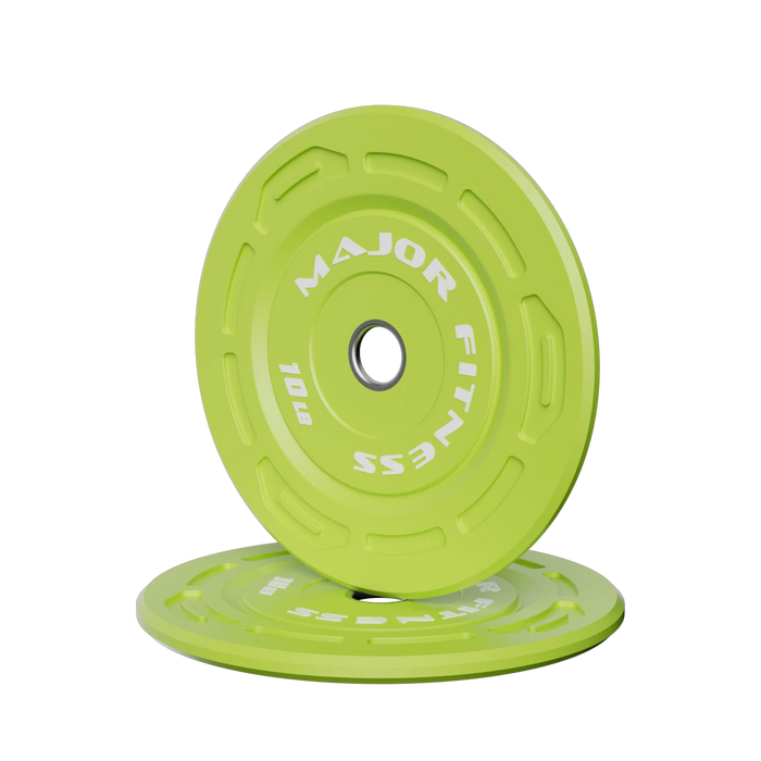 Major Fitness Low Bounce Bumper Plates Olympic Weight Plates Set