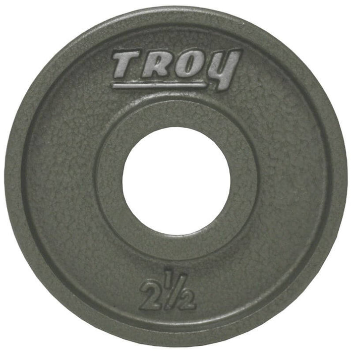 HO  TROY Wide Flange Premium Grade Machined Olympic Plate Gray 2.5 lb