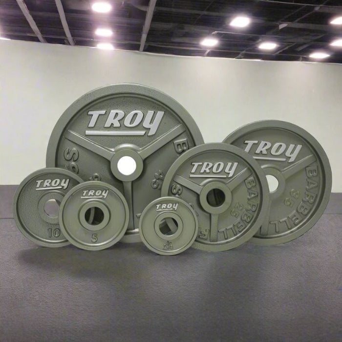 TROY Machined Olympic Plate, Wide Flange