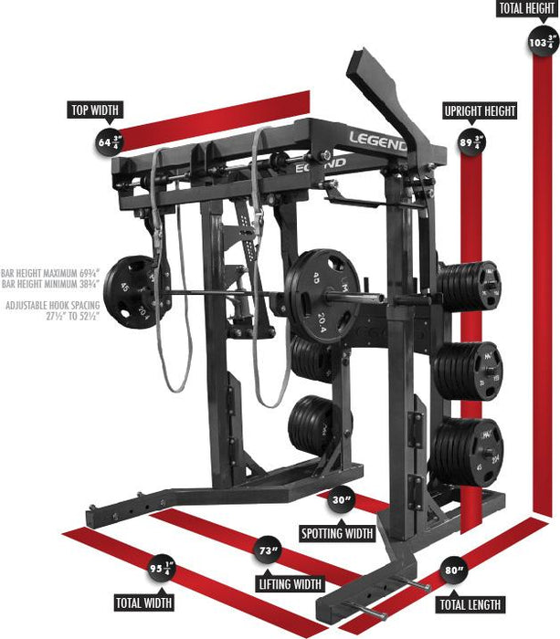 Legend Fitness Monolift Walk Through with Weight Storage