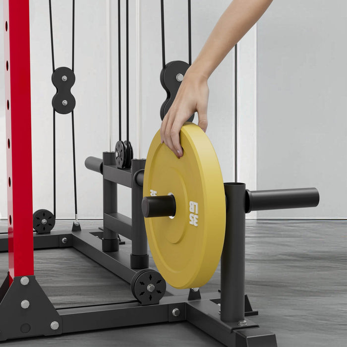 Major Fitness Plate Barbell Combo Holder For PLM03
