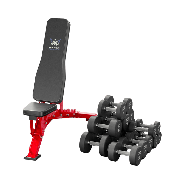 Major Fitness Adjustable Bench | 1300Lbs Capacity Weight Bench PLT01