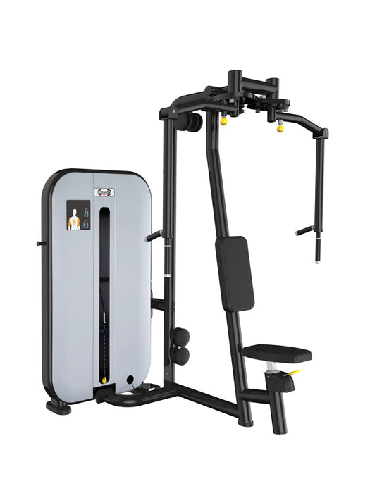 Vogue Pec Deck/Rear Delt - Muscle D Fitness - Seated Adjustable Pin Selectorized Pec Fly Rear Delt Combo