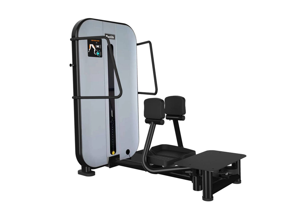 Vogue Standing Abductor Machine - Muscle D Fitness - Standing Adjustable Pin Selectorized Abductor Machine