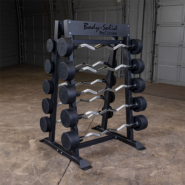 Body-Solid Pro ClubLine Fixed Weight Barbell Rack