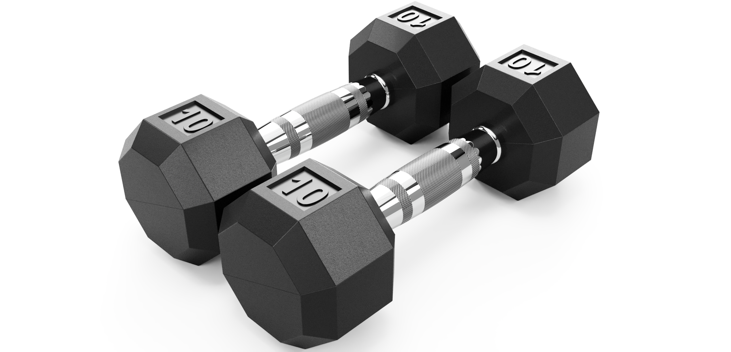 VTX 8-Sided Rubber Dumbbell