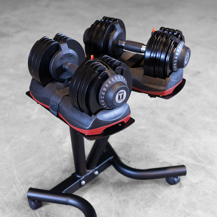 Body-Solid Tools Adjustable Dumbbell Pair, 11 lb. to 66 lb.