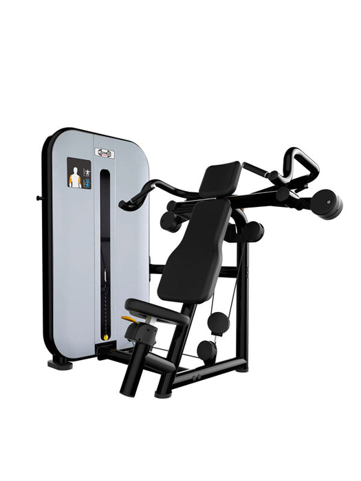 Vogue Shoulder Press - Muscle D Fitness - Adjustable Seated Pin Selectorized Shoulder Press