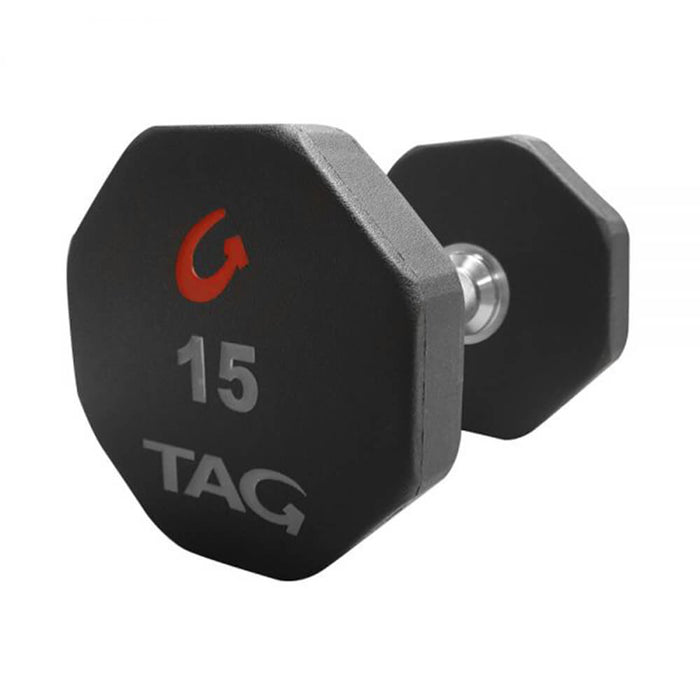 TAG 8-Sided Premium Ultrathane Dumbbells