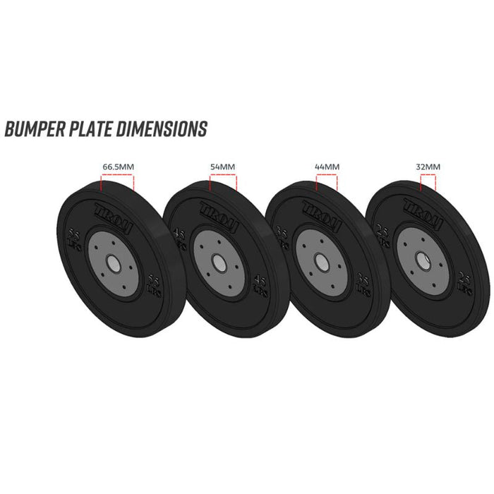 TROY Competition Black Bumper Plate