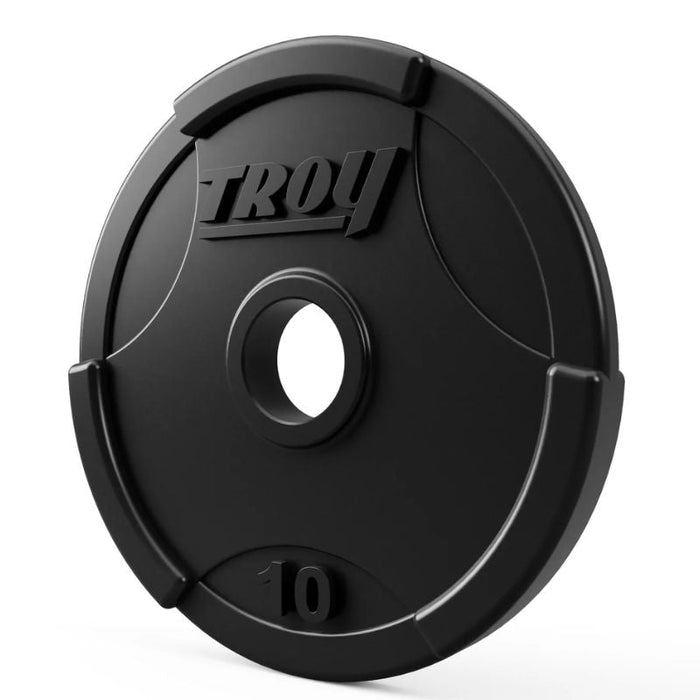 TROY Rubber Encased Olympic Grip Plate