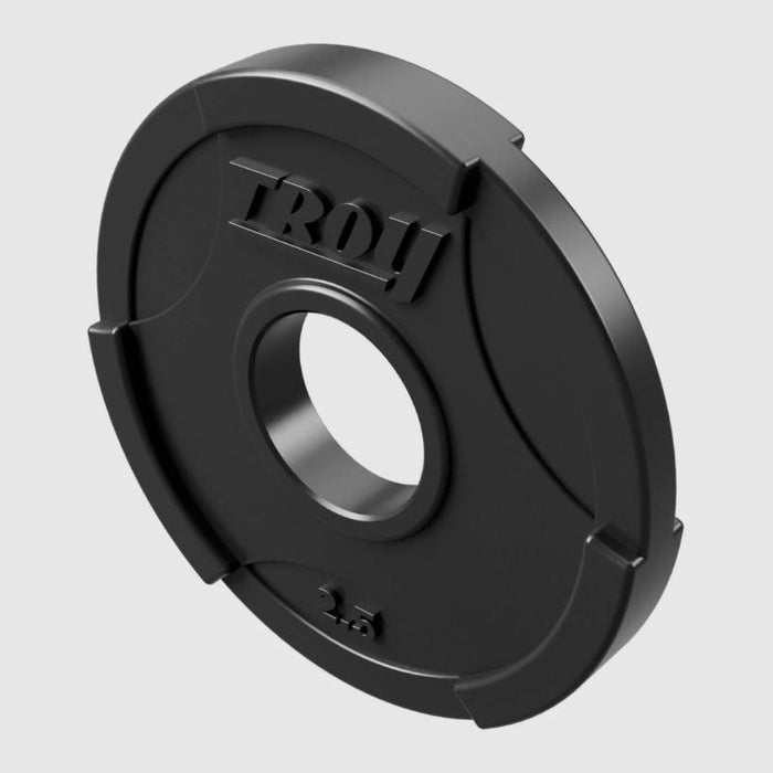 TROY Rubber Encased Olympic Grip Plate